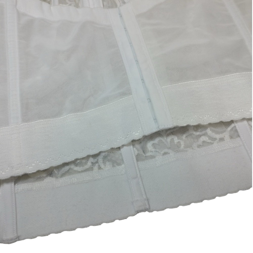 GODDESS Lace Longline Underwire Bustier in White Size 48D—Worn Once for Wedding - Picture 5 of 9